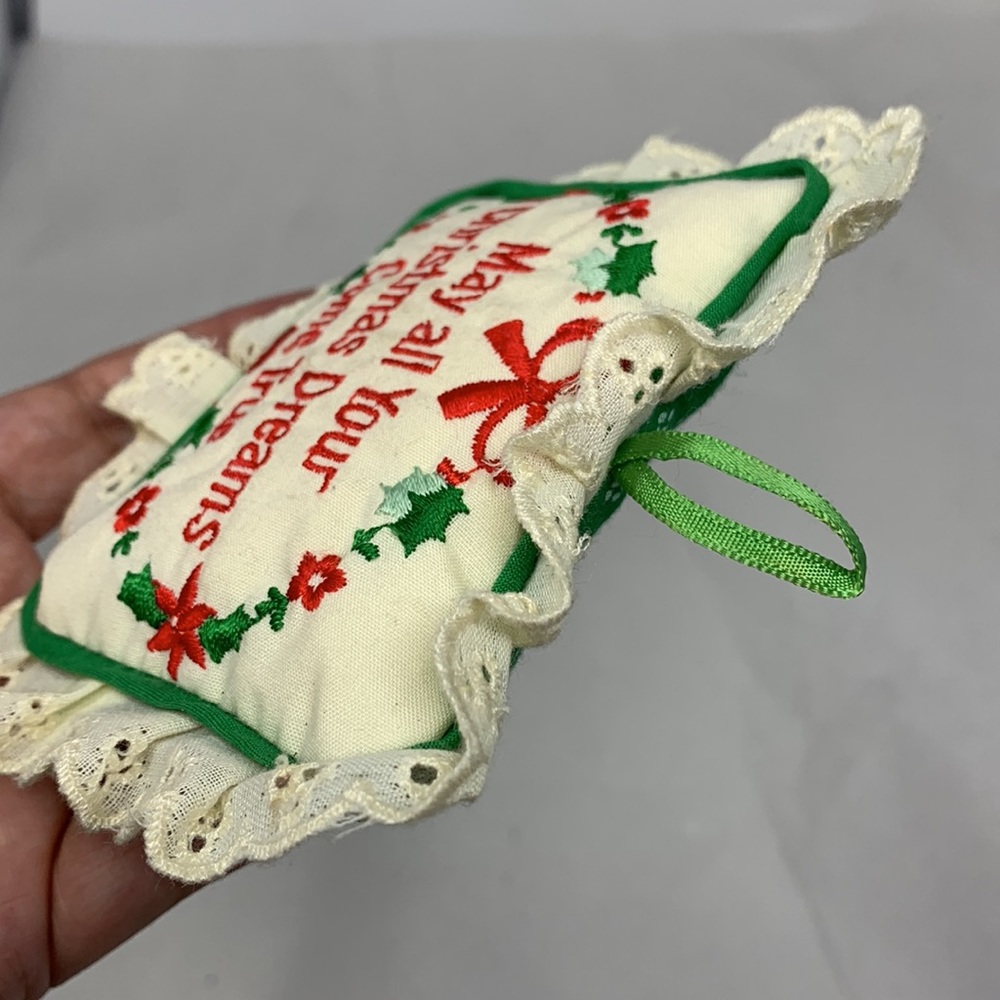 3.5-4” vintage RUSS pillow Christmas tree ornament decoration - Picture 2 of 14